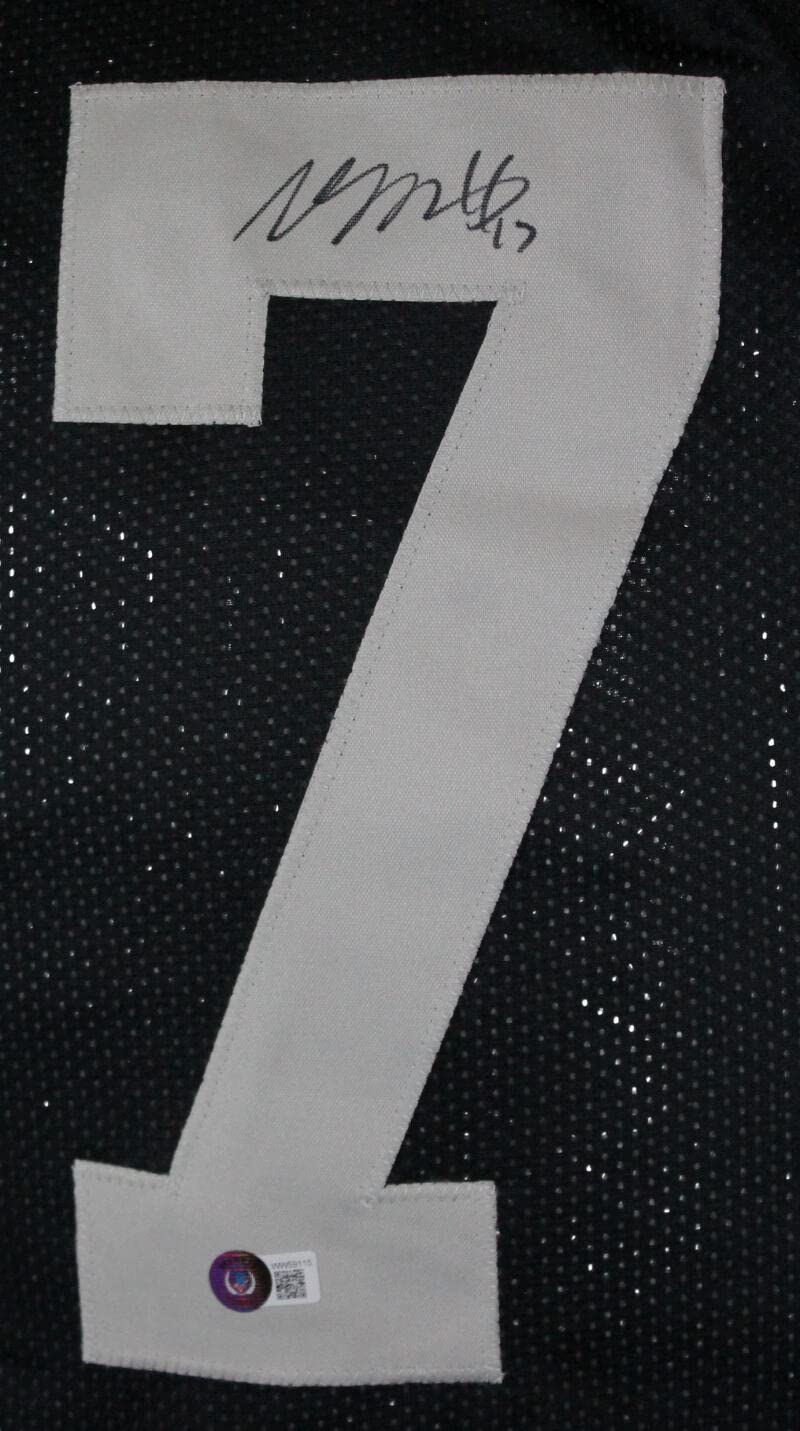 Davante Adams Autographed Black Pro Style Jersey-Beckett W Hologram *Black