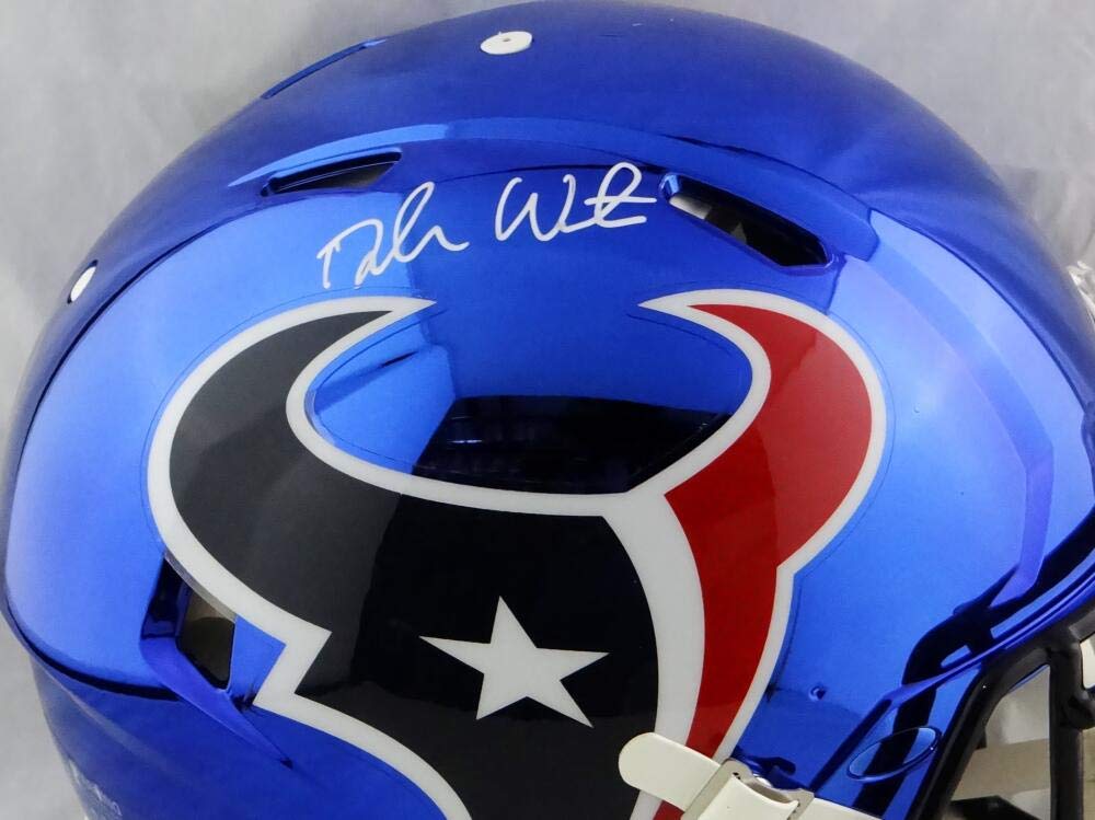 Deshaun Watson Signed Texans F/S Chrome Speed Authentic Helmet - JSA W Auth