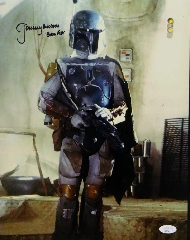 Jeremy Bulloch Autographed Boba Fett In Cantina 11x14 Photo- JSA *Black