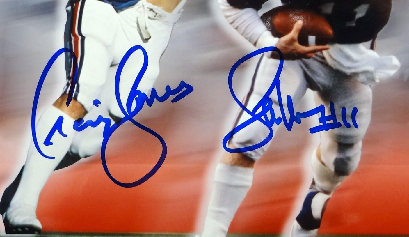 Dickerson McIlhenny James Autographed 8x10 SMU Pony Express Photo- JSA W Auth