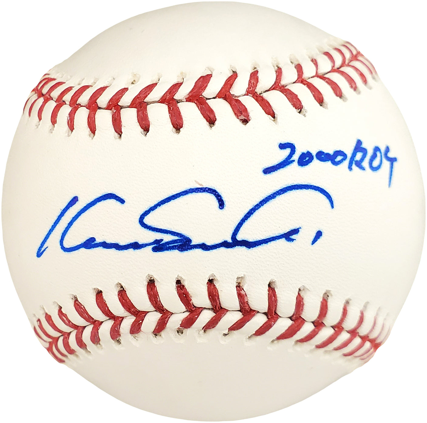 Kazuhiro Sasaki Autographed Official MLB Baseball Seattle Mariners "2000 ROY" In Staedtler Beckett BAS Stock #115089