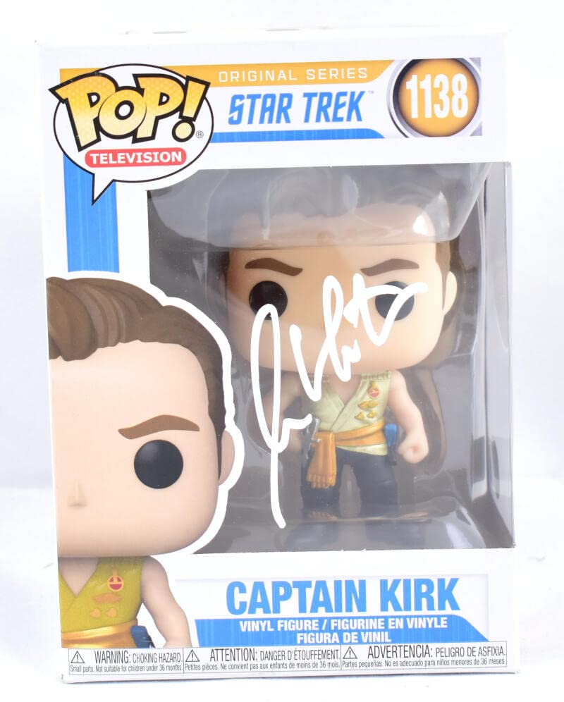 William Shatner Autographed Star Trek Funko Pop Figurine #1138- Beckett W Holo