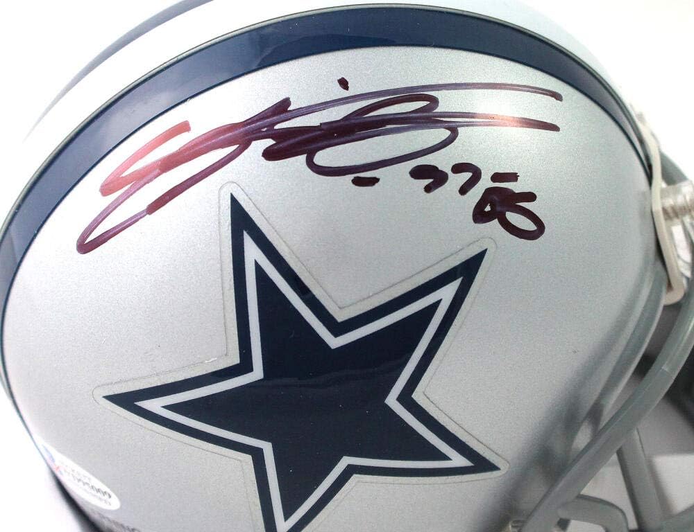 Everson Griffen Autographed Dallas Cowboys Mini Helmet - Beckett W Auth *Black