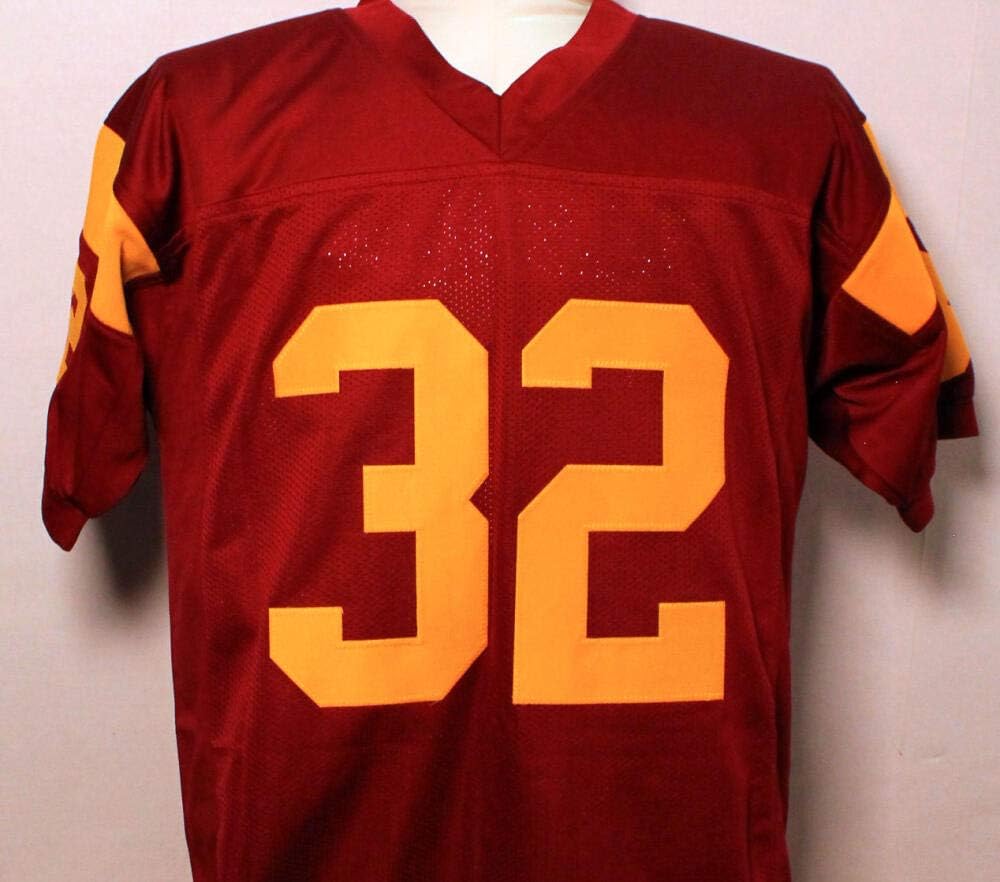 O.J. Simpson Signed Maroon College Style Jersey w/ Heisman - JSA W Auth *TM2