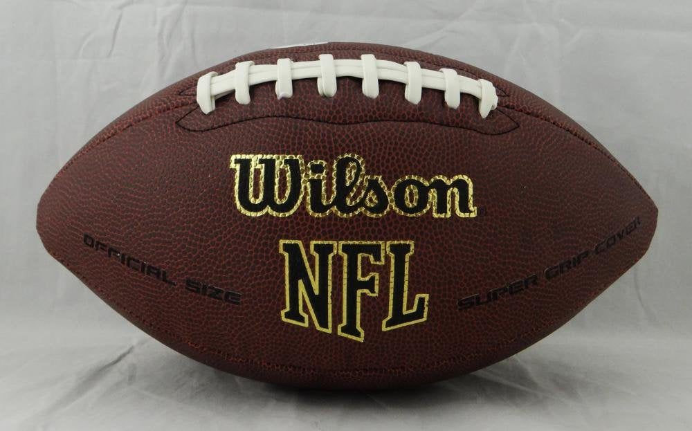 Johnny Manziel Signed Official Wilson Football with Comeback $ZN- JSA W Auth