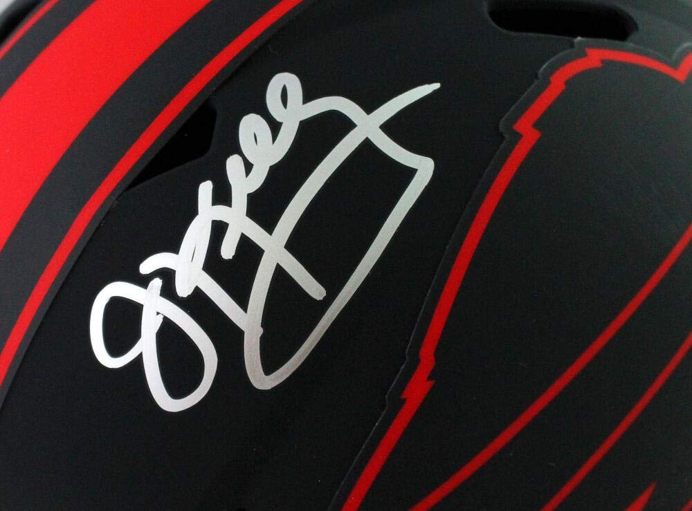 Jim Kelly Autographed Buffalo Bills F/S Eclipse Speed Helmet - JSA W *Silver