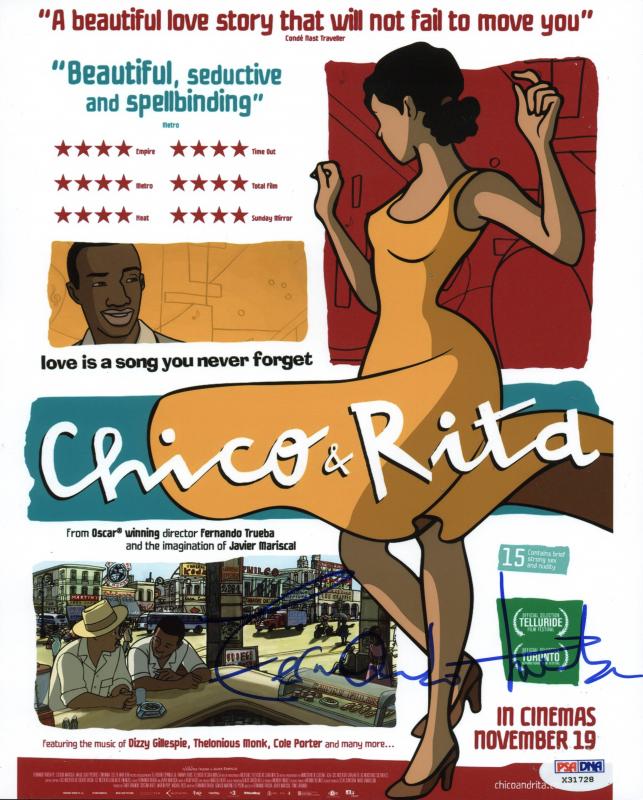 Fernando Trueba - Chico & Rita Signed Authentic 8X10 Photo PSA/DNA #X31728