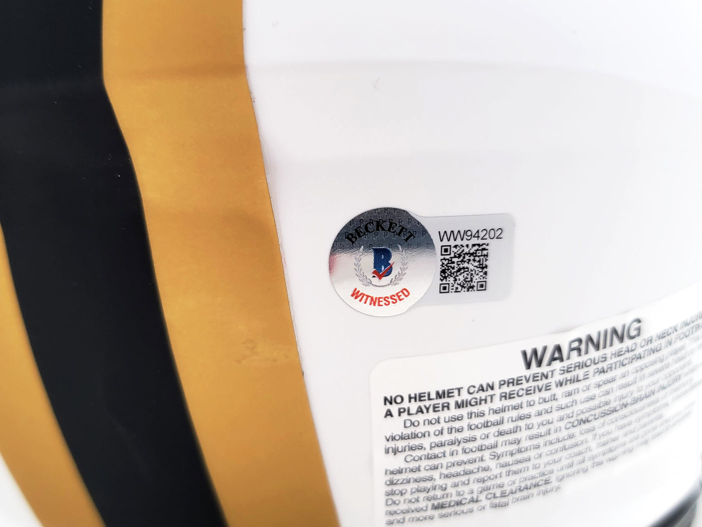 Jameis Winston Autographed New Orleans Saints Lunar Eclipse White Full Size Authentic Speed Helmet "Who Dat" Beckett BAS QR Stock #206498