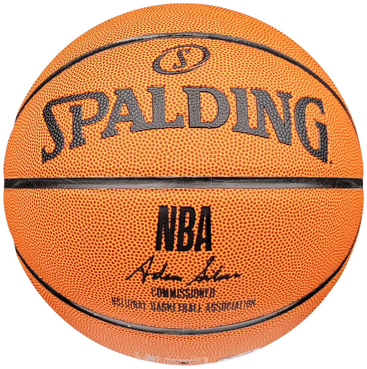 Gary Payton Autographed Official Spalding White Panel Basketball Seattle Supersonics Beckett BAS QR Stock #206120