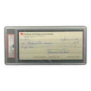 Maurice Richard Signed Montreal Canadiens Bank Check #94A PSA/DNA - Sports Integrity