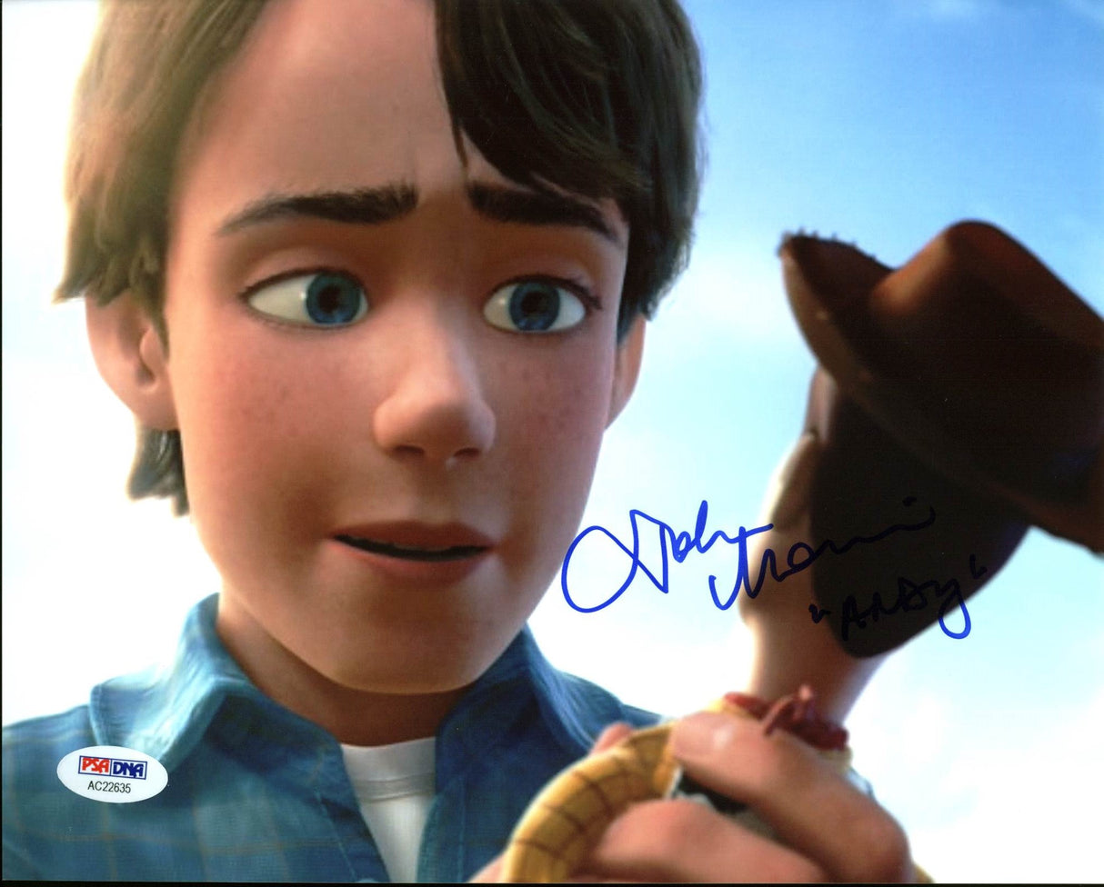 John Morris Toy Story "Andy" Authentic Signed 8X10 Photo PSA/DNA #AC22635