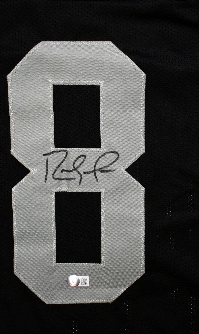 Randy Moss Autographed Black Pro Style Jersey - Beckett W Hologram *Black