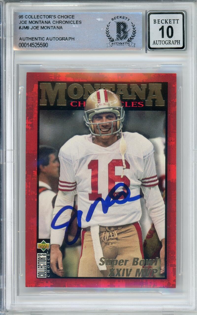 1995 Collector's Choice Joe Montana Chronicles #JM9 Joe Montana