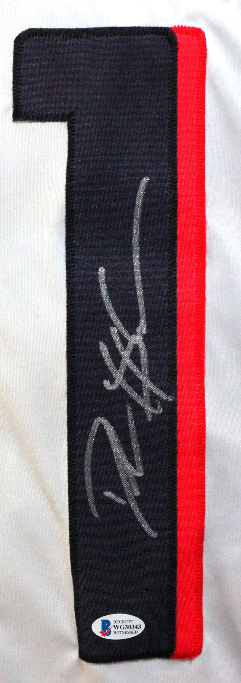 Deion Sanders Autographed NEW White Pro Style Jersey - Beckett W Auth *SILVER