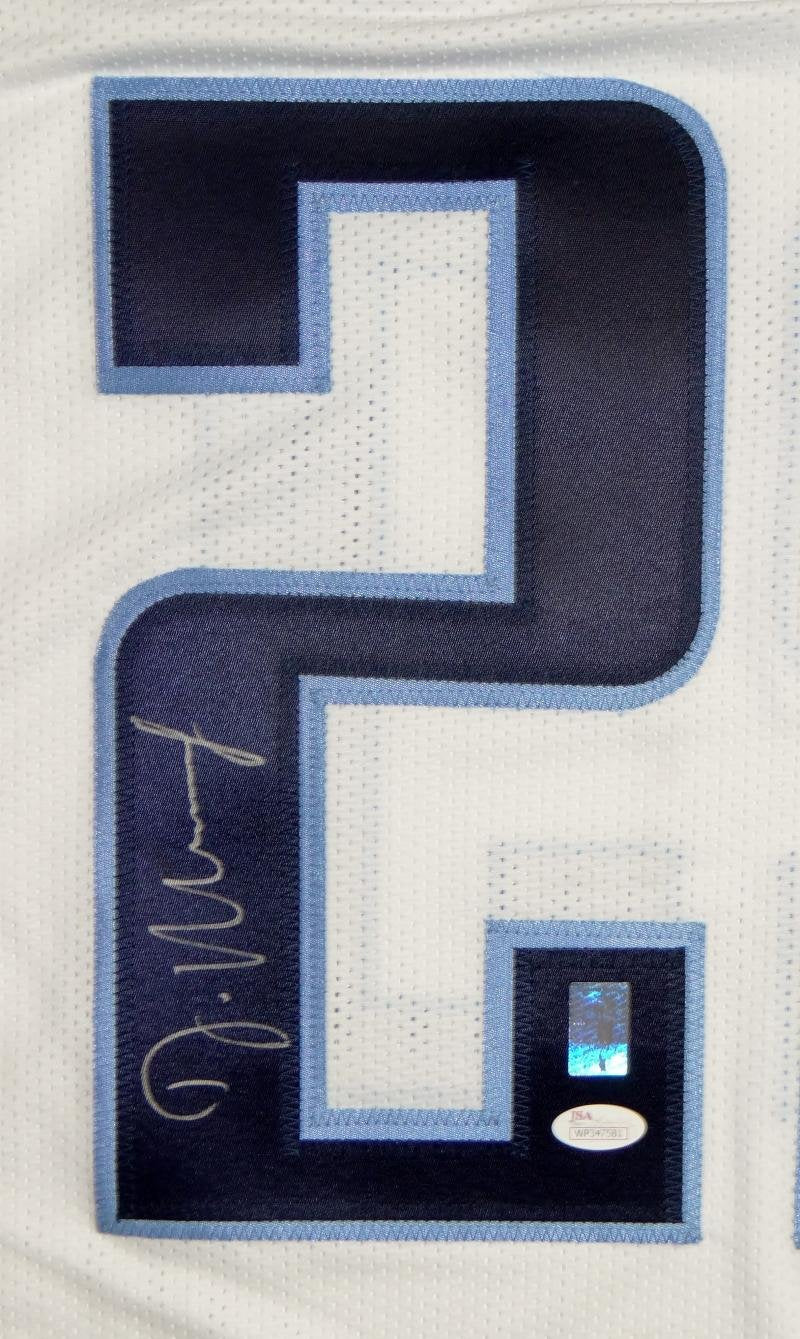DeMarco Murray Autographed White Pro Style Jersey- JSA W Authenticated