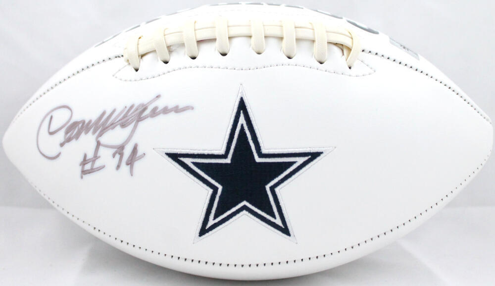 Cornell Green Autographed Dallas Cowboys Logo Football- Jersey Source Auth