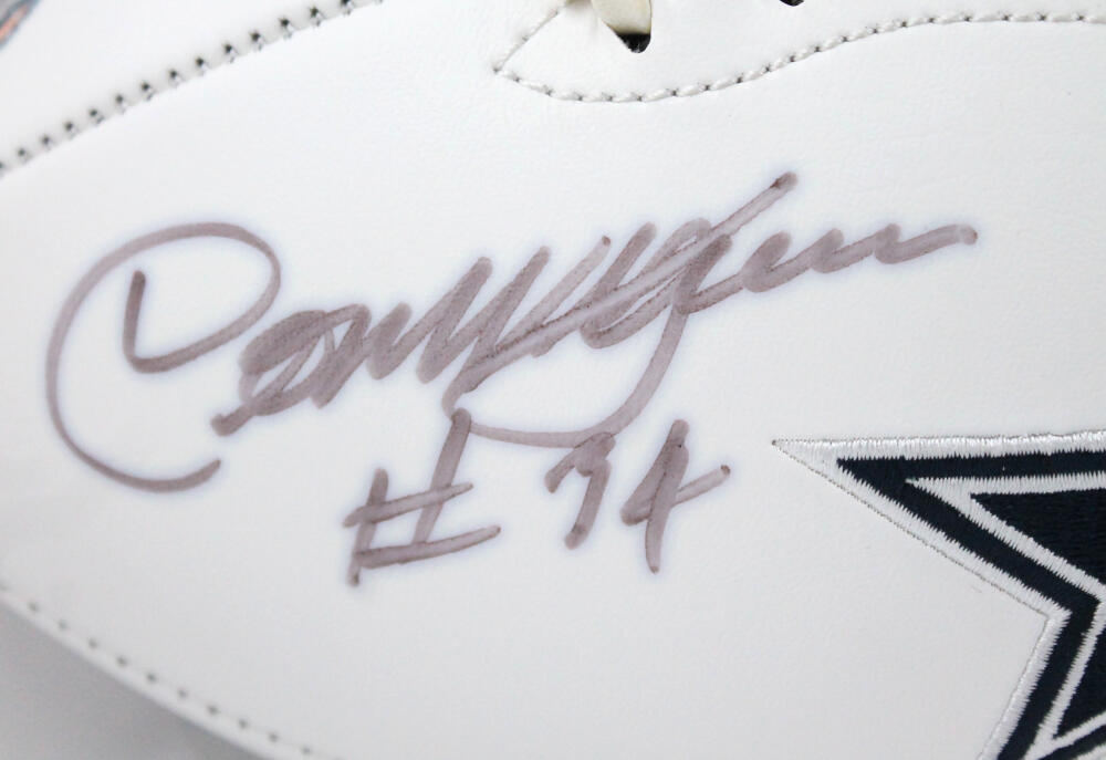 Cornell Green Autographed Dallas Cowboys Logo Football- Jersey Source Auth