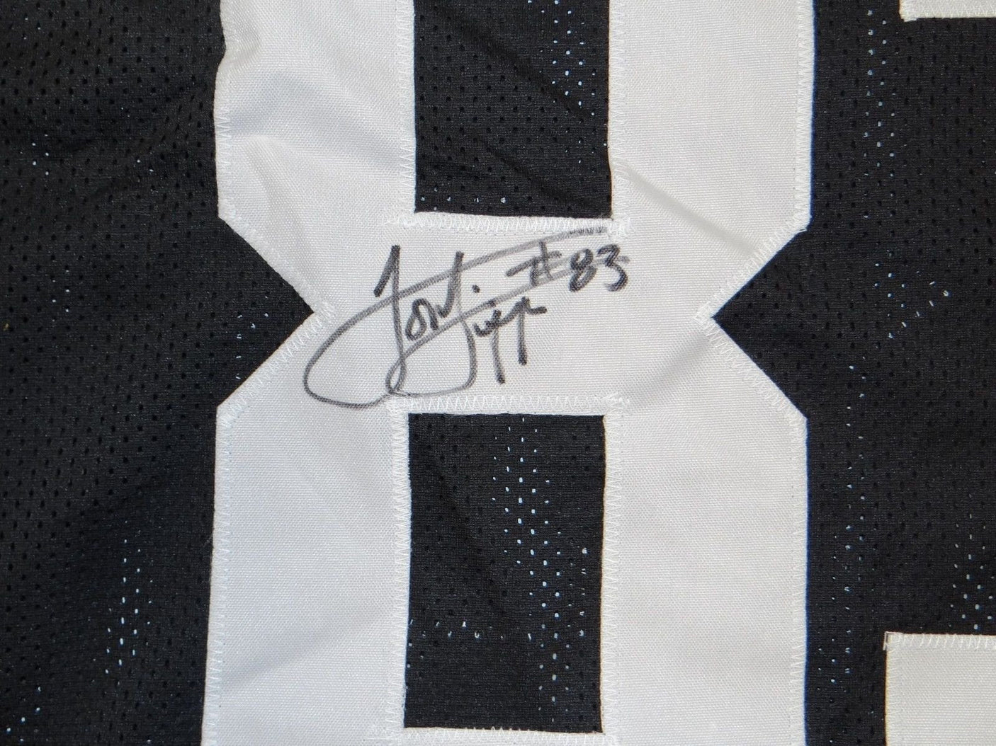 Louis Lipps Autographed Black Pro Style Jersey- JSA W Authenticated *8