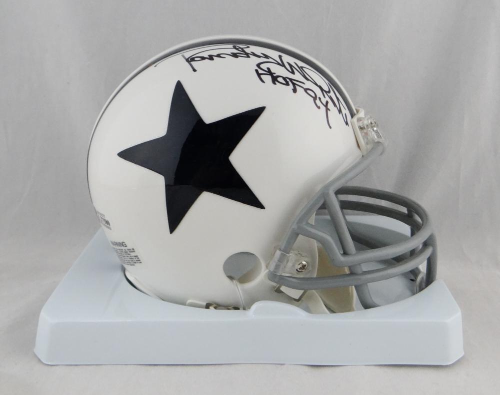 Randy White Signed Dallas Cowboys 60-63 TB Mini Helmet w/ HOF- Beckett W Auth
