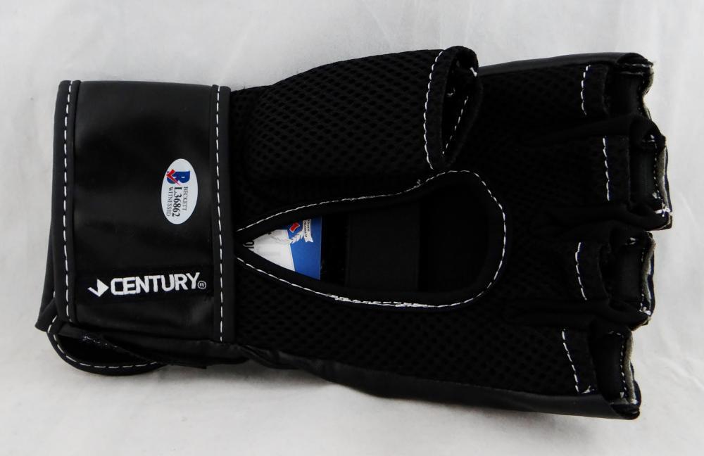Chuck Liddell Autographed Century MMA Left Glove- Beckett Auth *Silver