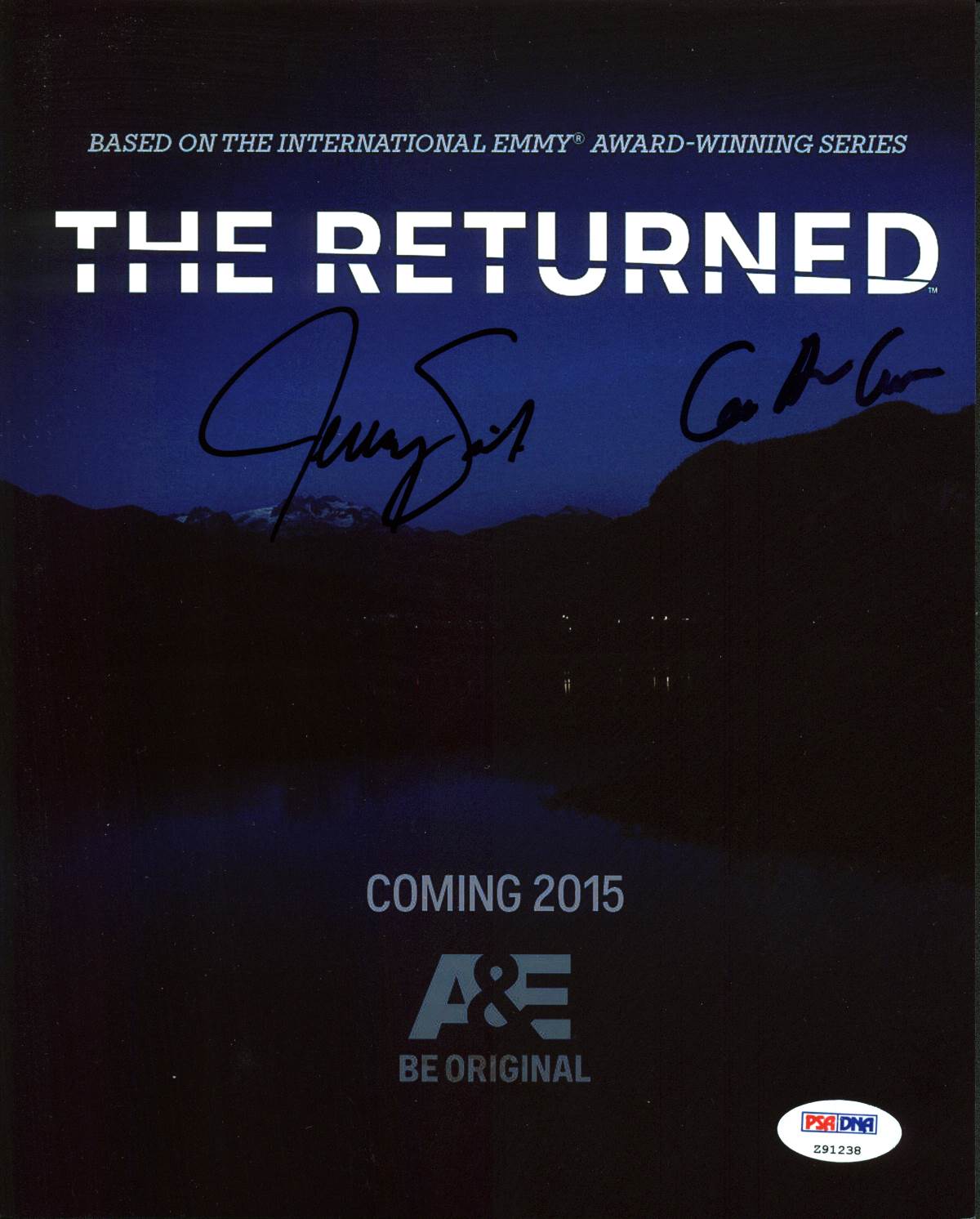 Carlton Cuse & Jeremy Sisto The Returned Authentic Signed 8X10 Photo PSA #Z91238