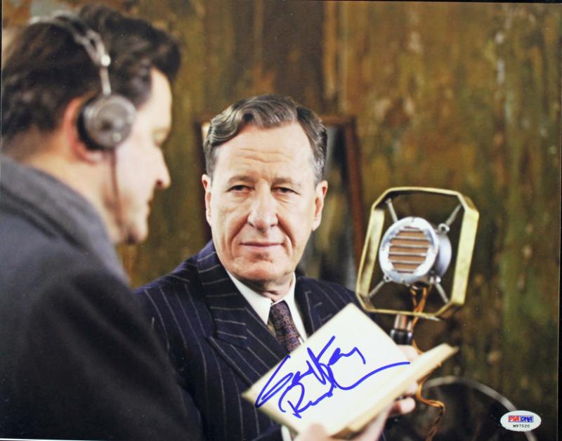 Geoffrey Rush The Kings Speech Signed Authentic 11X14 Photo PSA/DNA #M97520