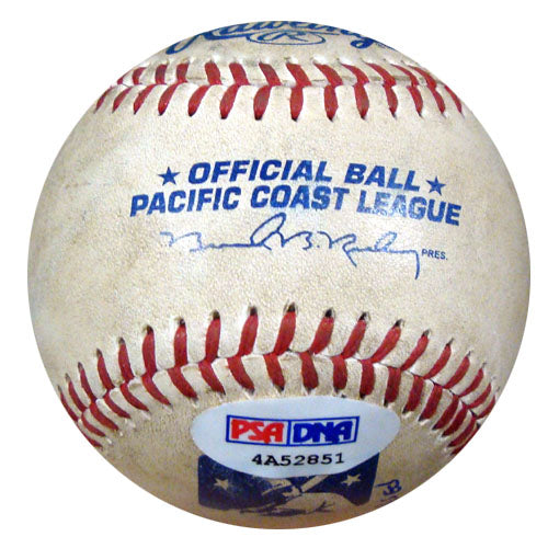 Felix Hernandez Autographed 2005 PCL Game Used Baseball Seattle Mariners PSA/DNA ITP #4A52851