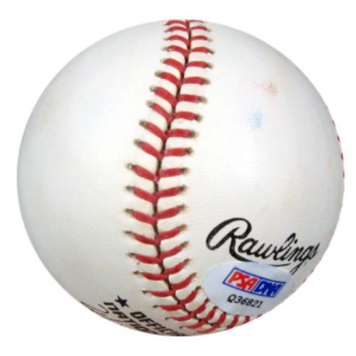 Mal Mallette Autographed Official NL Baseball Brooklyn Dodgers PSA/DNA #Q36821