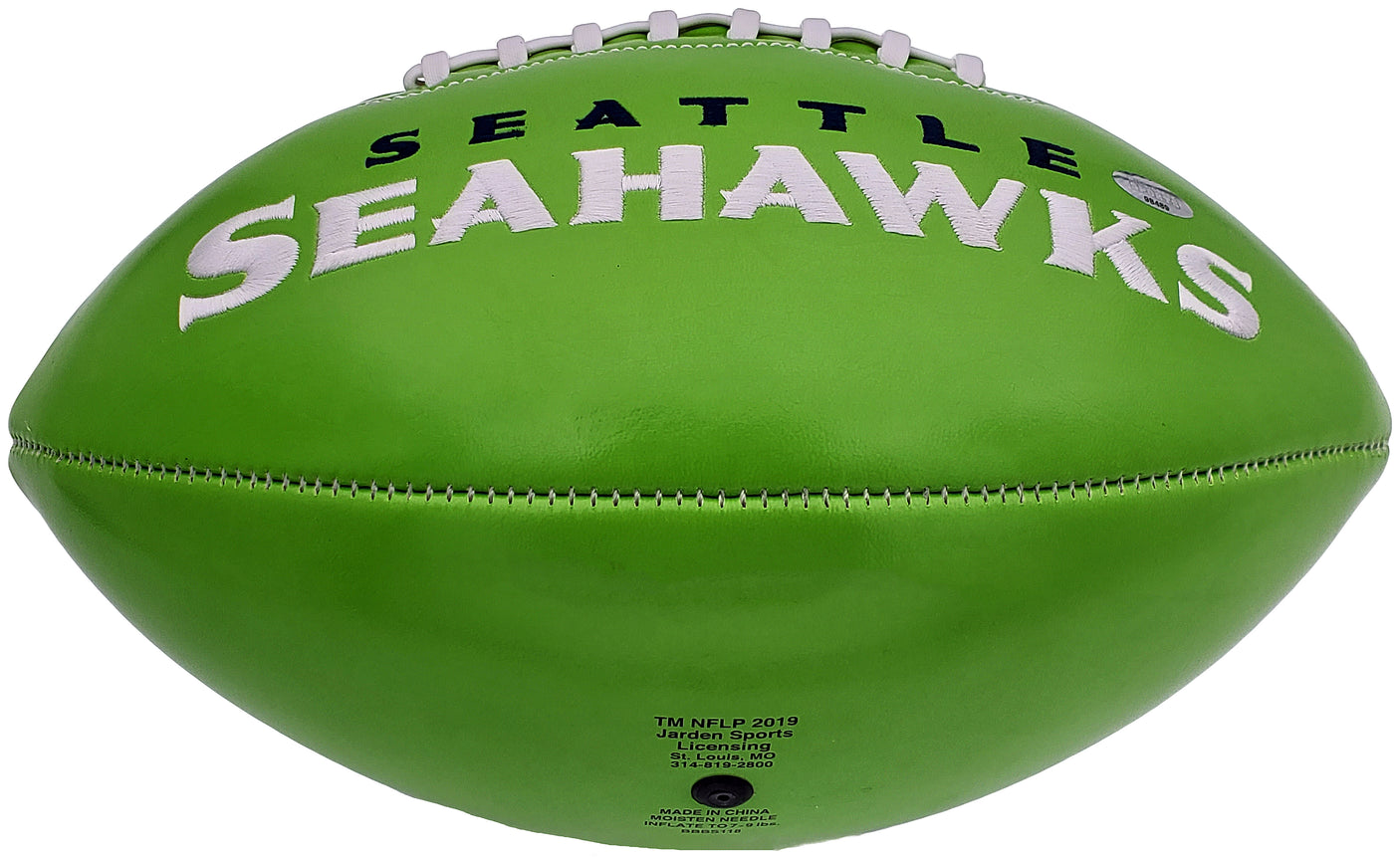 Kam Chancellor Autographed Seattle Seahawks Green Logo Football MCS Holo Stock #197190
