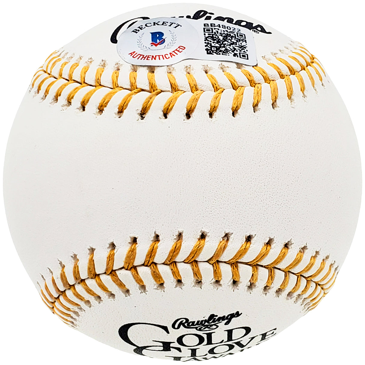 Ron Guidry Autographed Official Gold Glove Baseball New York Yankees "5X Gold Glove" Beckett BAS Stock #197059
