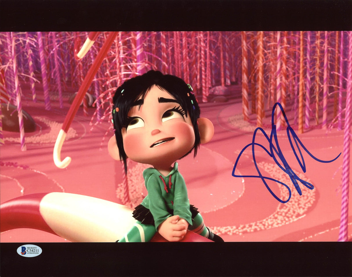 Sarah Silverman Wreck-It Ralph Authentic Signed 11X14 Photo BAS #C54211