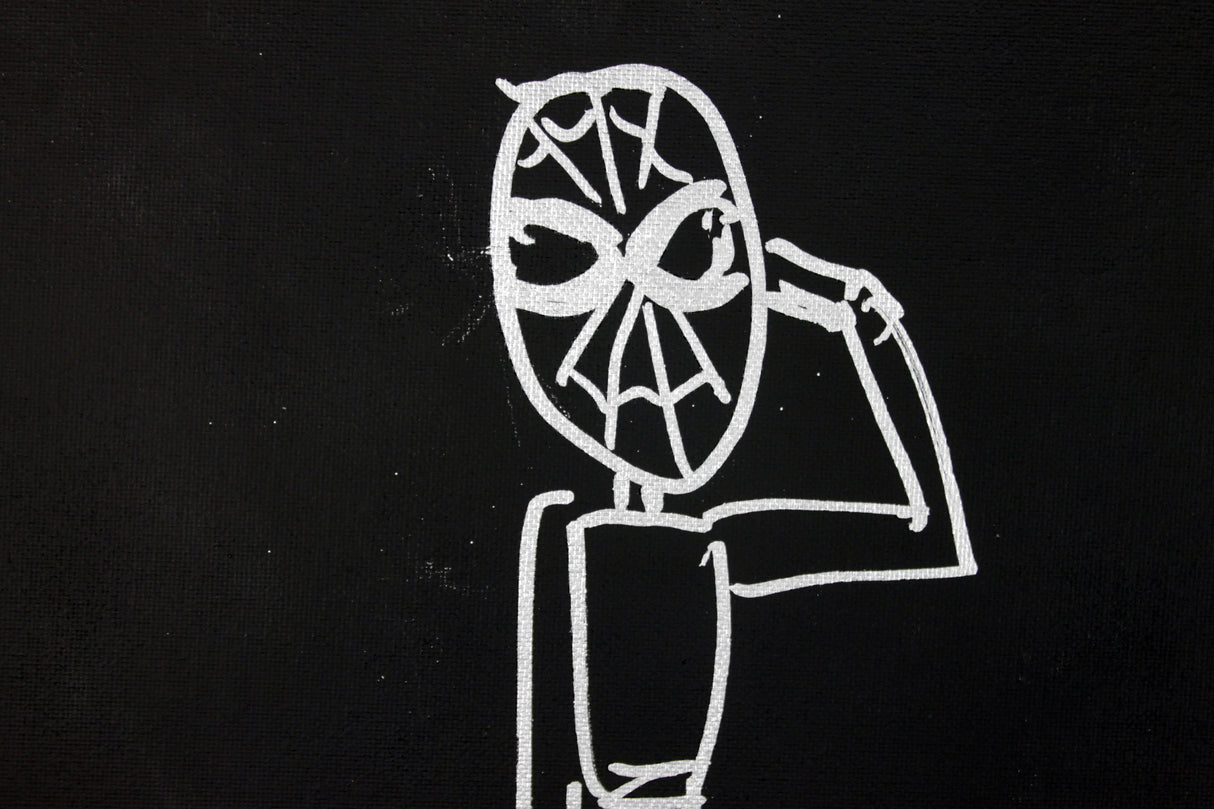 Stan Lee Authentic Signed 16x20 Canvas w/ Spider-man Sketch PSA/DNA #W00379