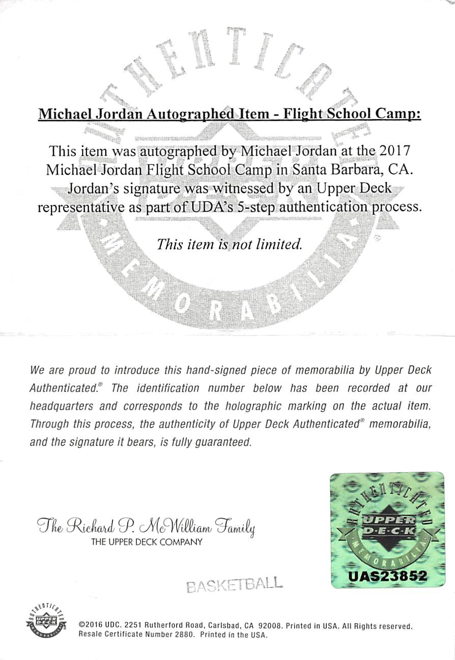 NBA HOF Legends (3) Jordan, Bird & Johnson Signed NBA Basketball BAS #A39840