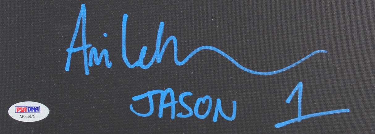 Ari Lehman Friday The 13th Signed Hand Drawn 12x16 Canvas Sketch PSA #AB33875