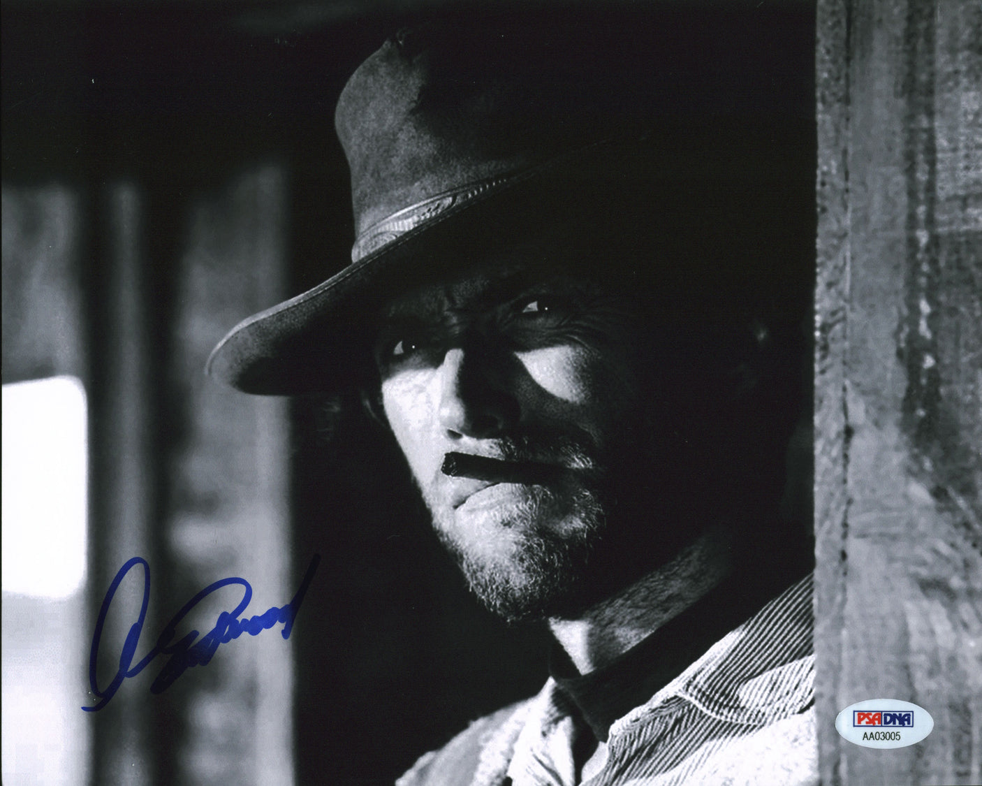 Clint Eastwood Good, the Bad & the Ugly Signed 8x10 Photo Auto 10! BAS #AC26969