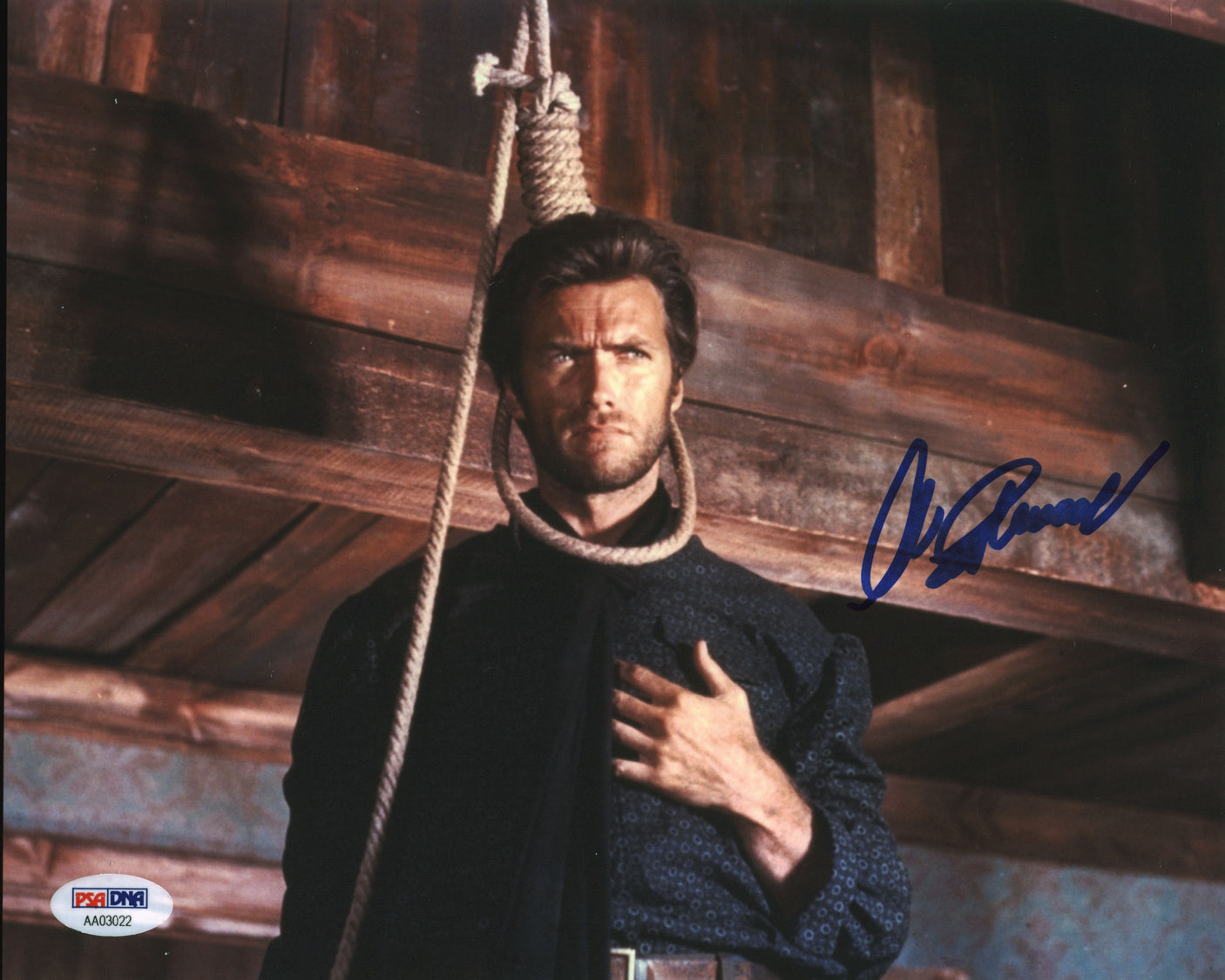 Clint Eastwood Good, the Bad & the Ugly Signed 8x10 Photo Auto 10! BAS #AC26972