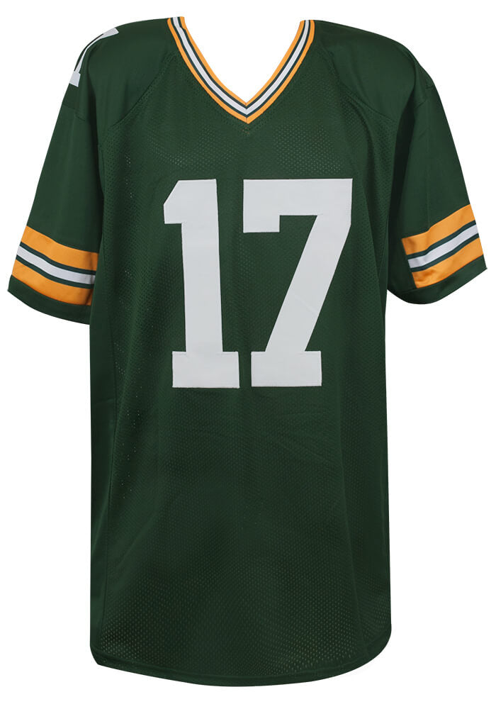 Davante Adams Signed Green Custom Football Jersey - (Beckett)