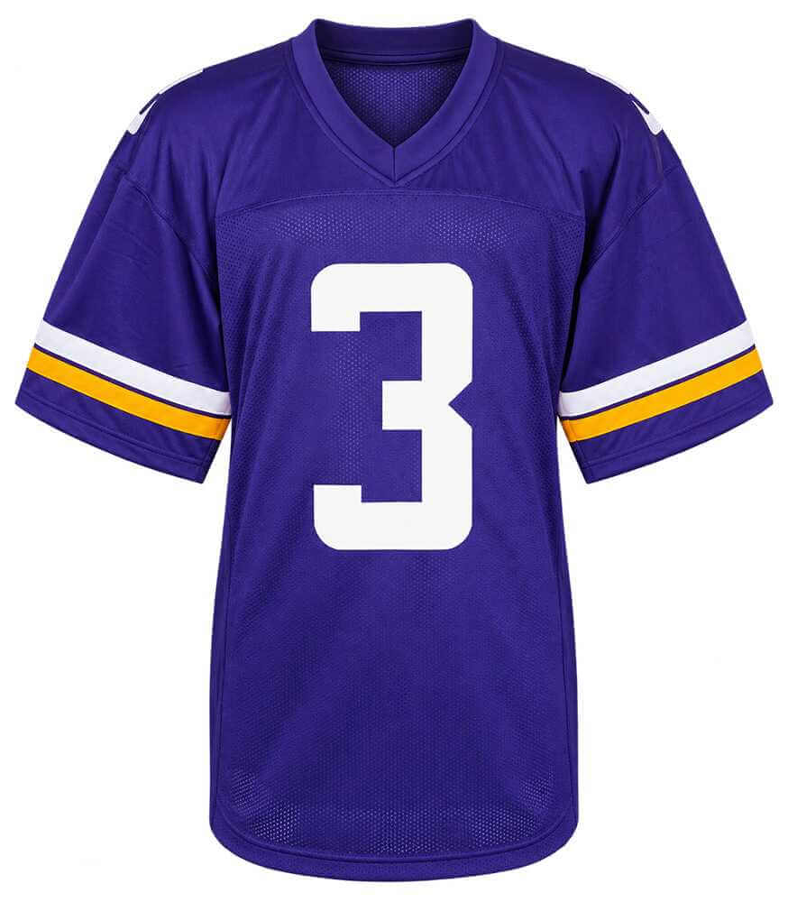 Jordan Addison Signed Purple Custom Football Jersey - (JSA)