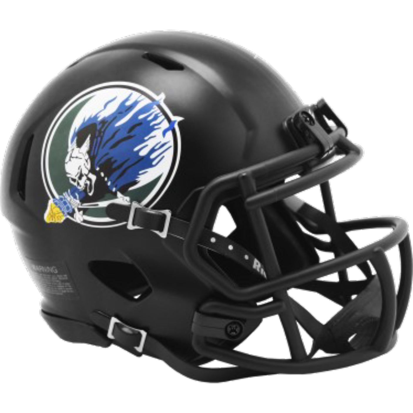 Air Force Falcons Spooky Limited Edition NCAA Mini Speed Football Helmet