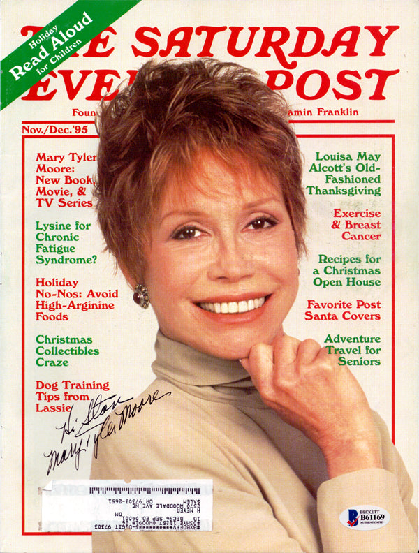 Mary Tyler Moore Autographed Magazine "To Stan" Beckett BAS #B61169