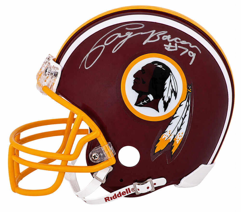 Coy Bacon Signed Washington Throwback Riddell (VSR4) Mini Helmet