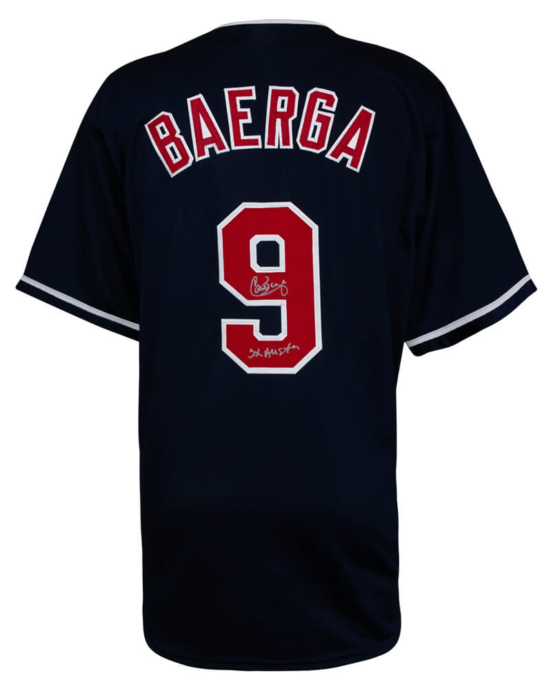 Carlos Baerga Signed Navy Custom Baseball Jersey w/3x All Star