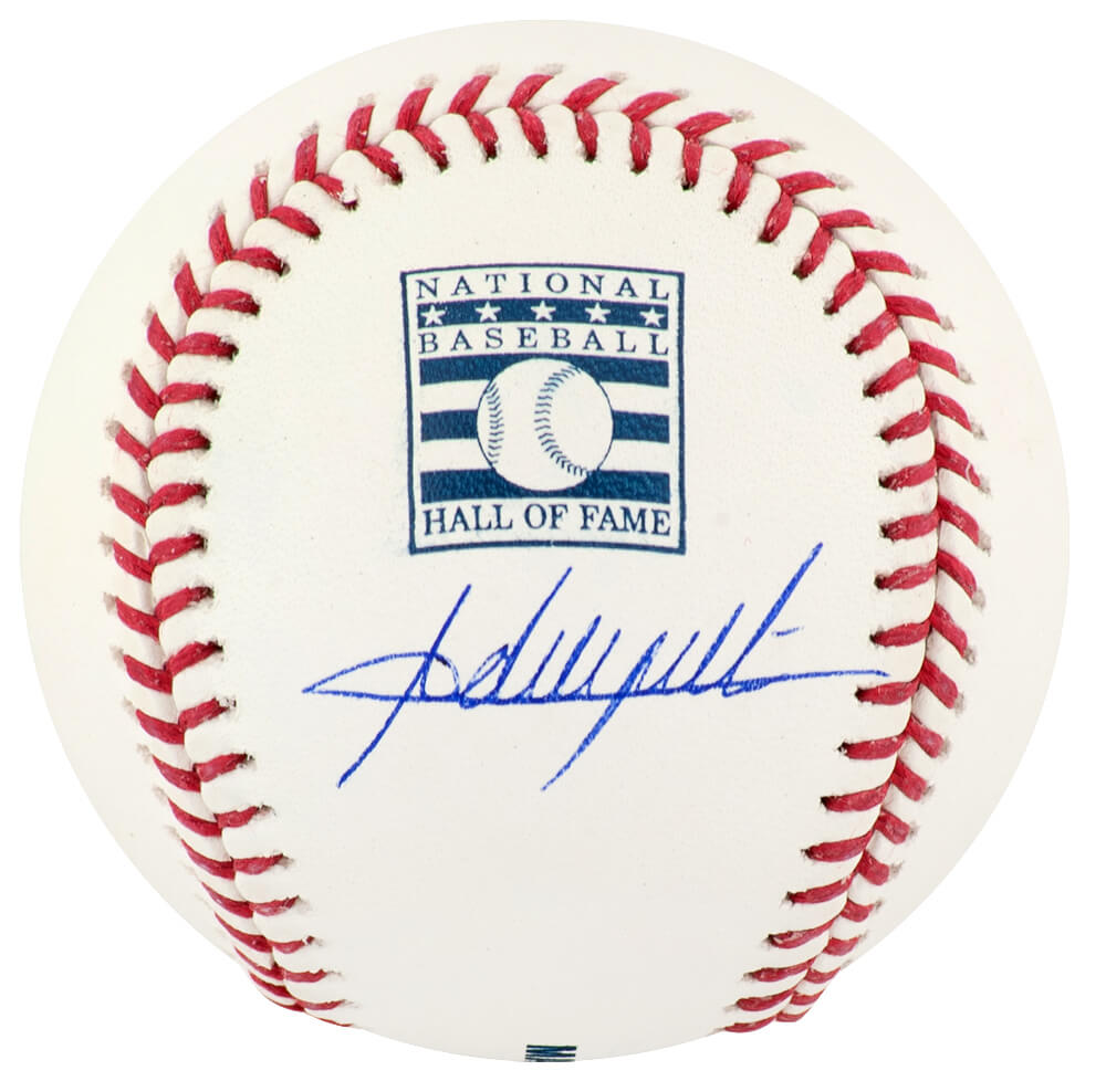Adrian Beltre Signed Rawlings Hall of Fame Logo MLB Baseball - (Beckett)
