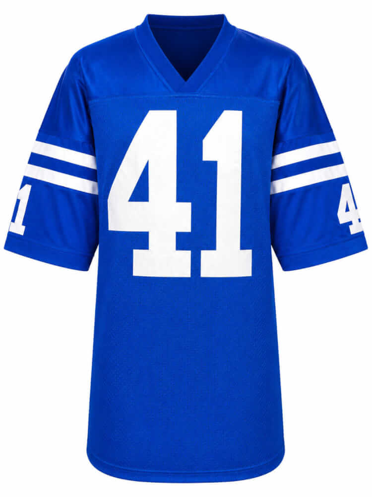 Antoine Bethea Signed Blue Custom Football Jersey