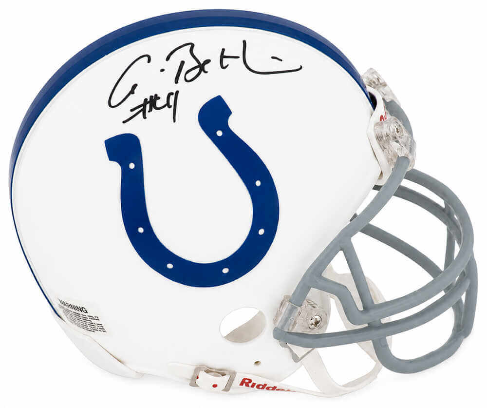 Antoine Bethea Signed Indianapolis Colts Riddell (VSR4) Mini Helmet