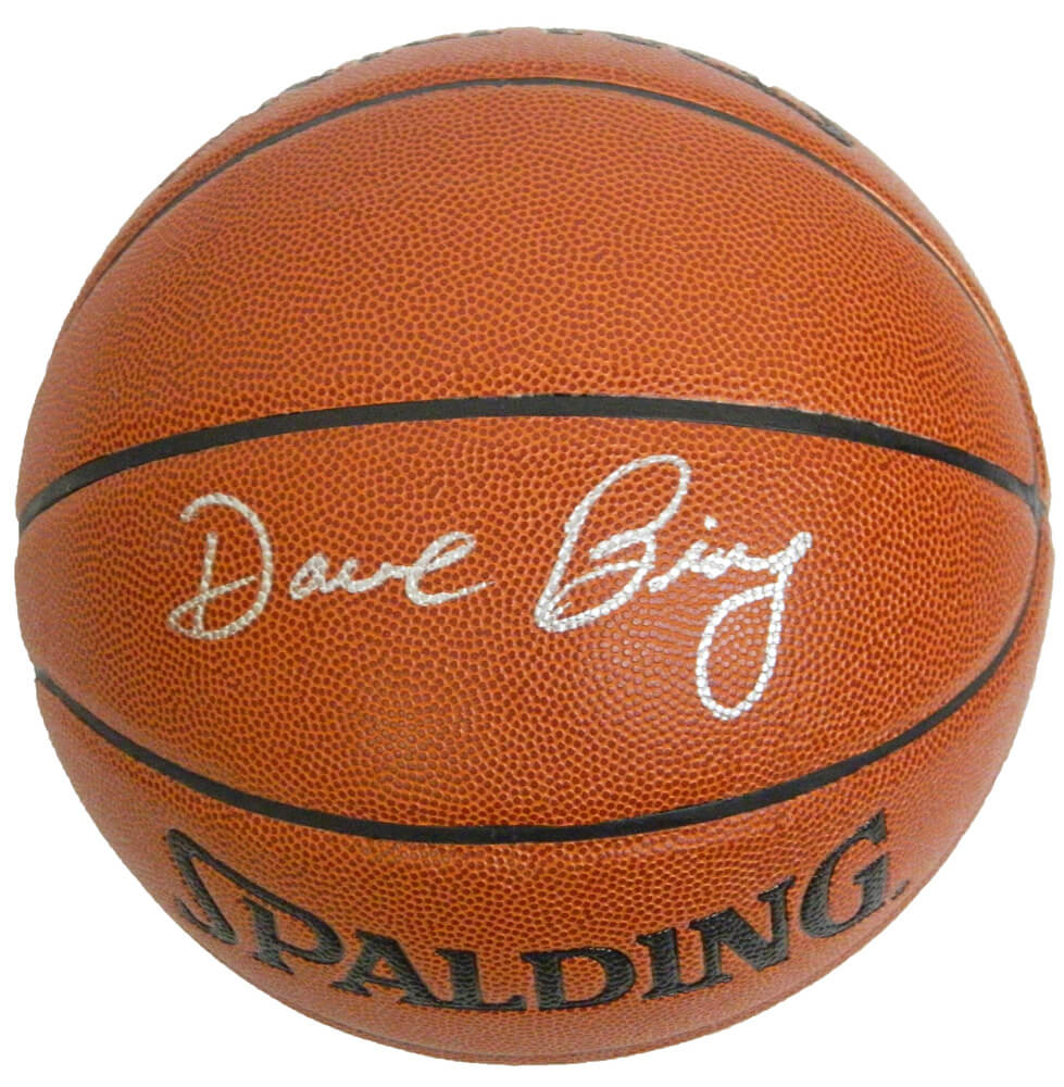 Dave Bing Signed Spalding Indoor/Outdoor Basketball