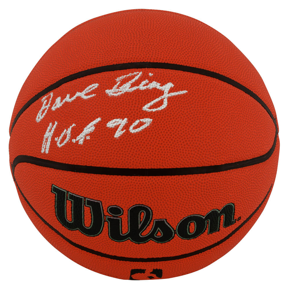 Dave Bing Signed Wilson Indoor/Outdoor NBA Basketball w/HOF'90