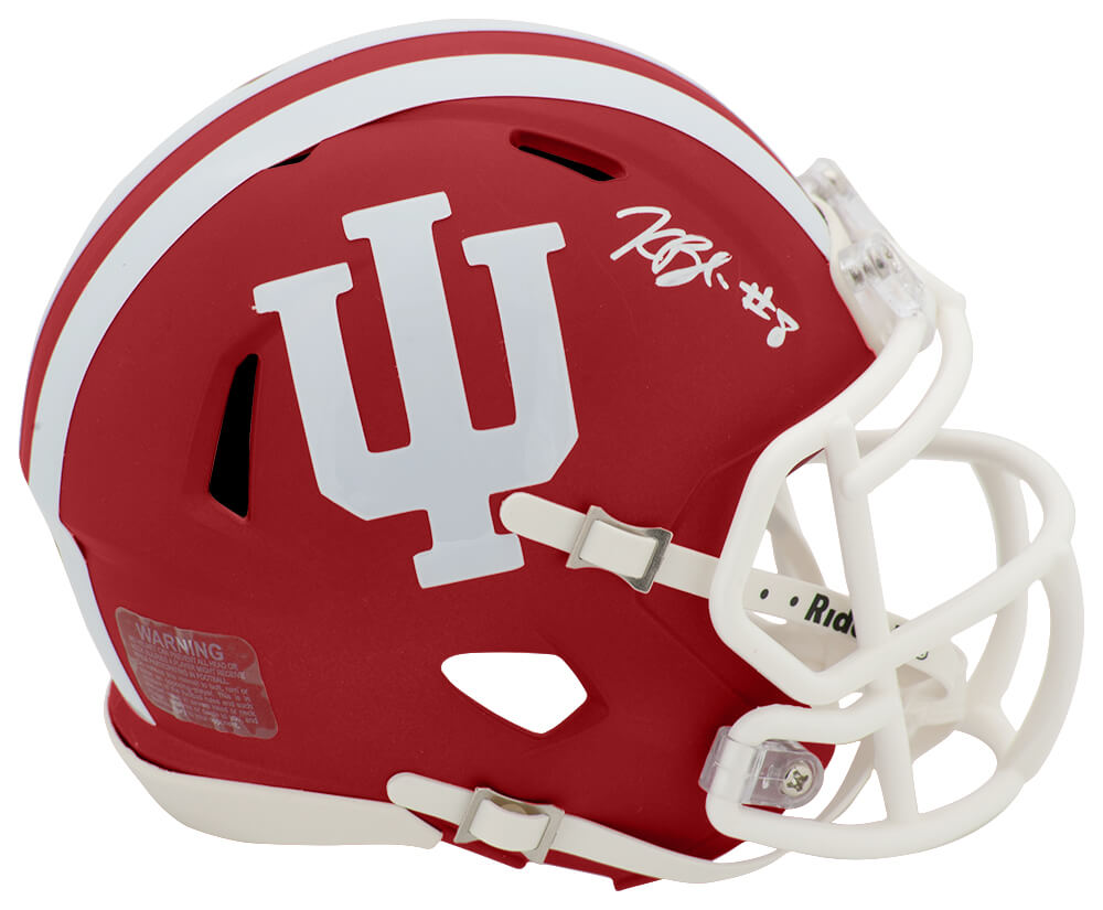 Kaelon Black Signed Indiana Hoosiers Riddell Speed Mini Helmet