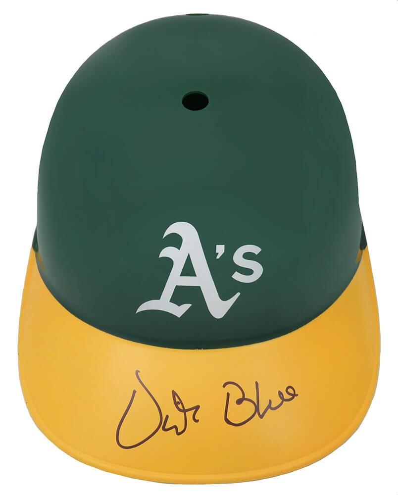 Vida Blue Signed Oakland A's Replica Souvenir Batting Helmet