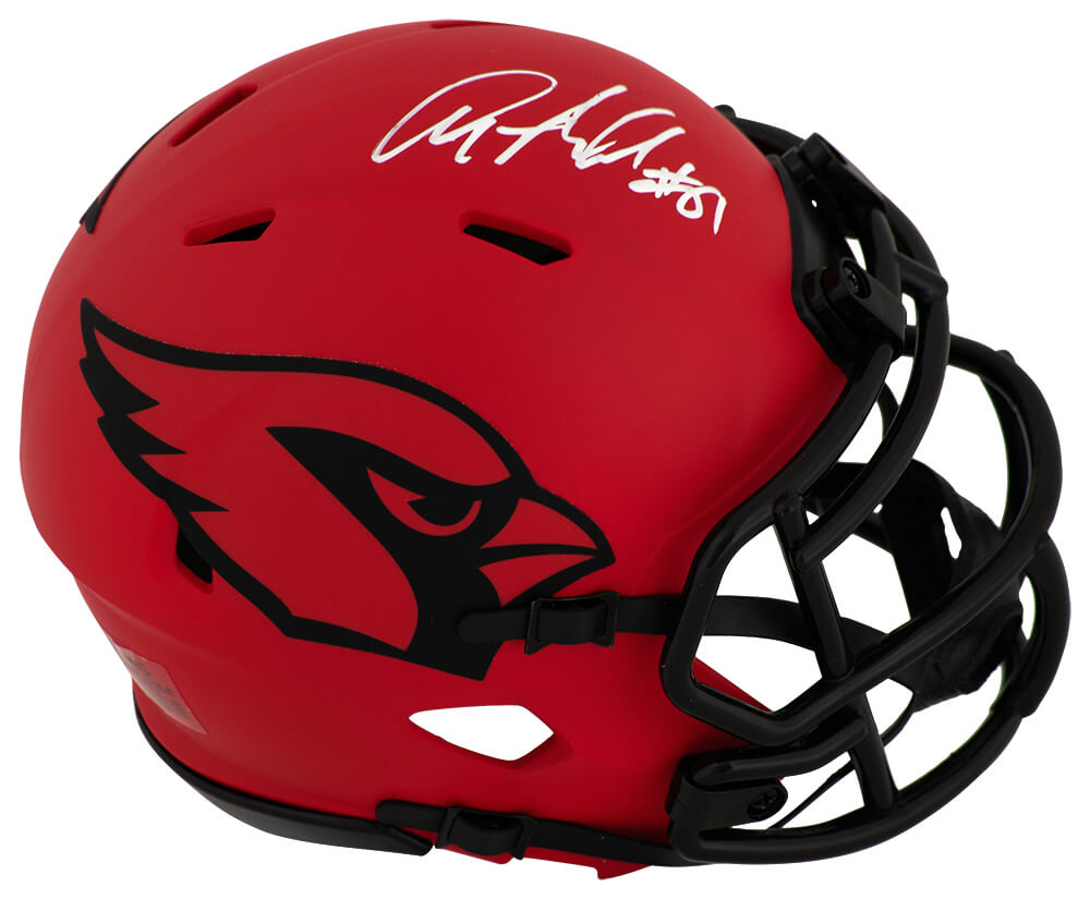 Anquan Boldin Signed Arizona Cardinals RAVE Riddell Speed Mini Helmet